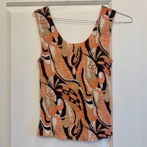 Vintage Groovy Scrunch Tank
